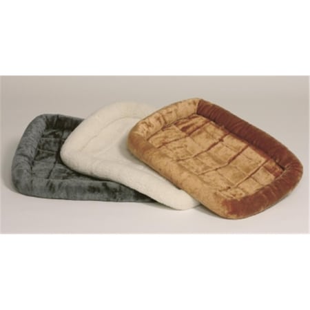 Mid-West Metal Products 48x30 Quiet Time Synthetic Fur Bed - Cinnamon